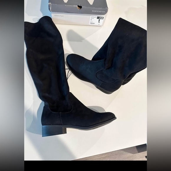 NWT Women's Black Over-the-Knee Boots - Picture 1 of 8